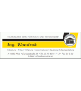 Logo Ing. Wondrak Techn. Büro für Hoch- u. Tiefbau GmbH